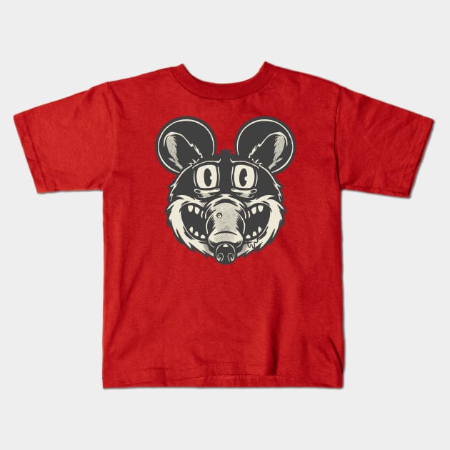 Ugly mouse Kids T-Shirt by gut42